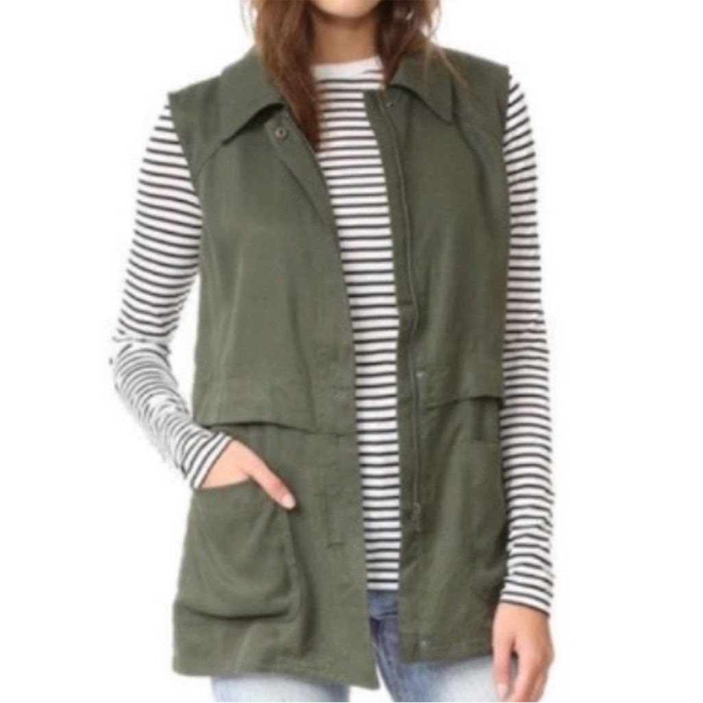 Cupcakes & Cashmere Utility Vest Size Xs